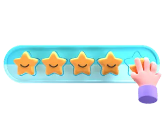 ilustração Move tem avaliação 5 estrelas